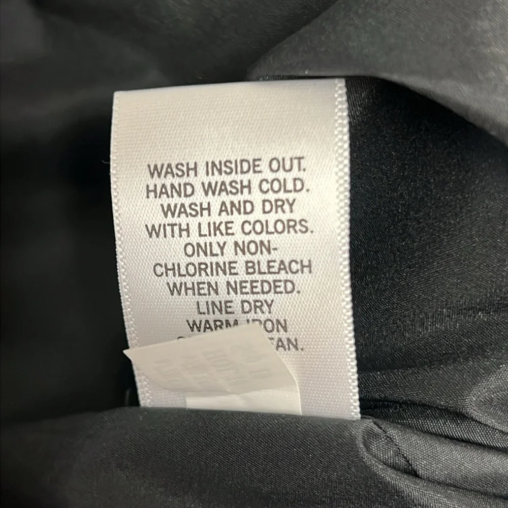 NWT Banana Republic Black Satin Cocktail Dress Size 6 - Picture 12 of 13